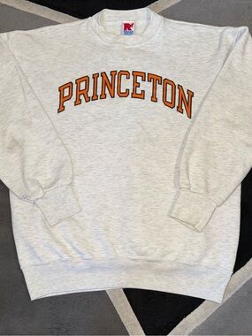 Princeton University vintage grey crewneck sweatshirt